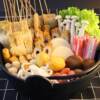 Japanese 711 Oden soup and seasoning finished set meal