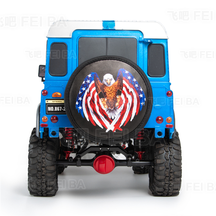 TRX4攀爬车装饰件 Traxxas TRX-4 仿真备胎罩 防尘罩 120mm - 图1