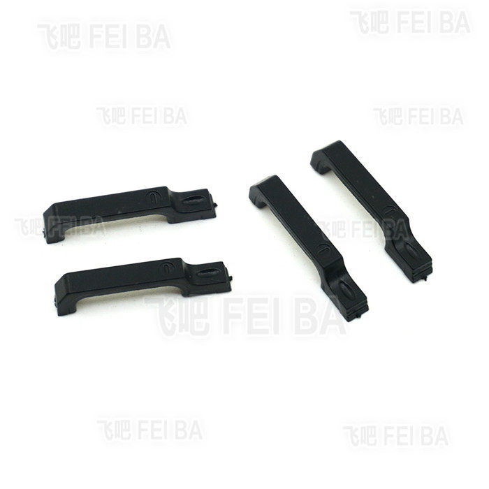 4 Poignées De Porte En Plastique Noir Pour Traxxas Defender D90/D110 1:10 RC Crawler - Compatibilité Universelle