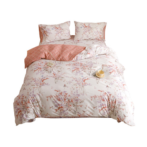 外贸尾单加厚磨毛纯棉四件套100%全棉双人床单床笠被套罩床上用品 - 图3