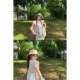 FFBLUE linen ຝ້າຍ trim ເສື້ອ plaid pants suit