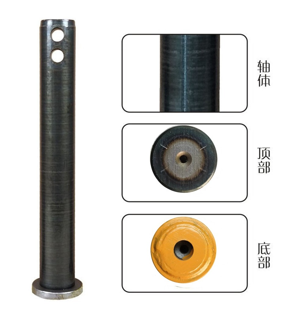 挖掘机斗轴斗销直径35 40 45 50 60全系列挖斗销勾机配件耐磨粹火 - 图1