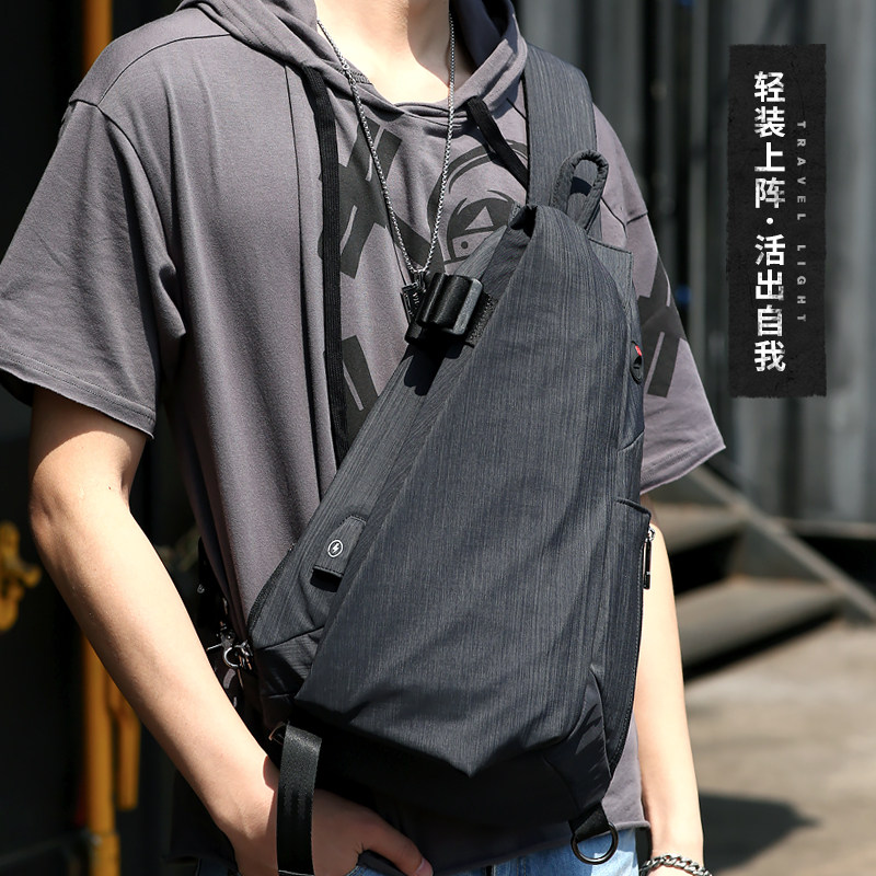 梵瑞恩男士大容量休闲运动斜挎包包 梵瑞恩箱包男士包袋