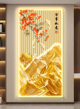 轻奢玄关挂画可定制尺寸顺丰入户