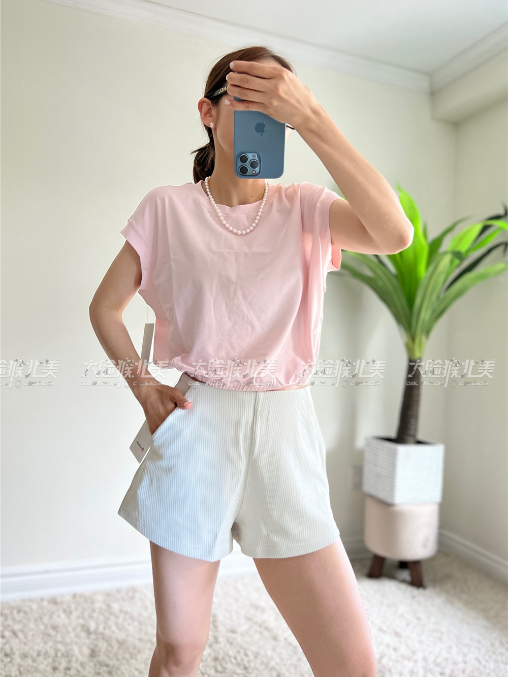 现Lululemon Cap Sleeve/ Gathered Hem T-Shirt瑜伽棉质短袖合辑 - 图3