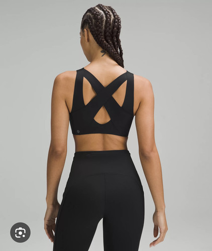 加现Lululemon Enlite Front-Zip Bra瑜伽跑步运动高支撑文胸-图1