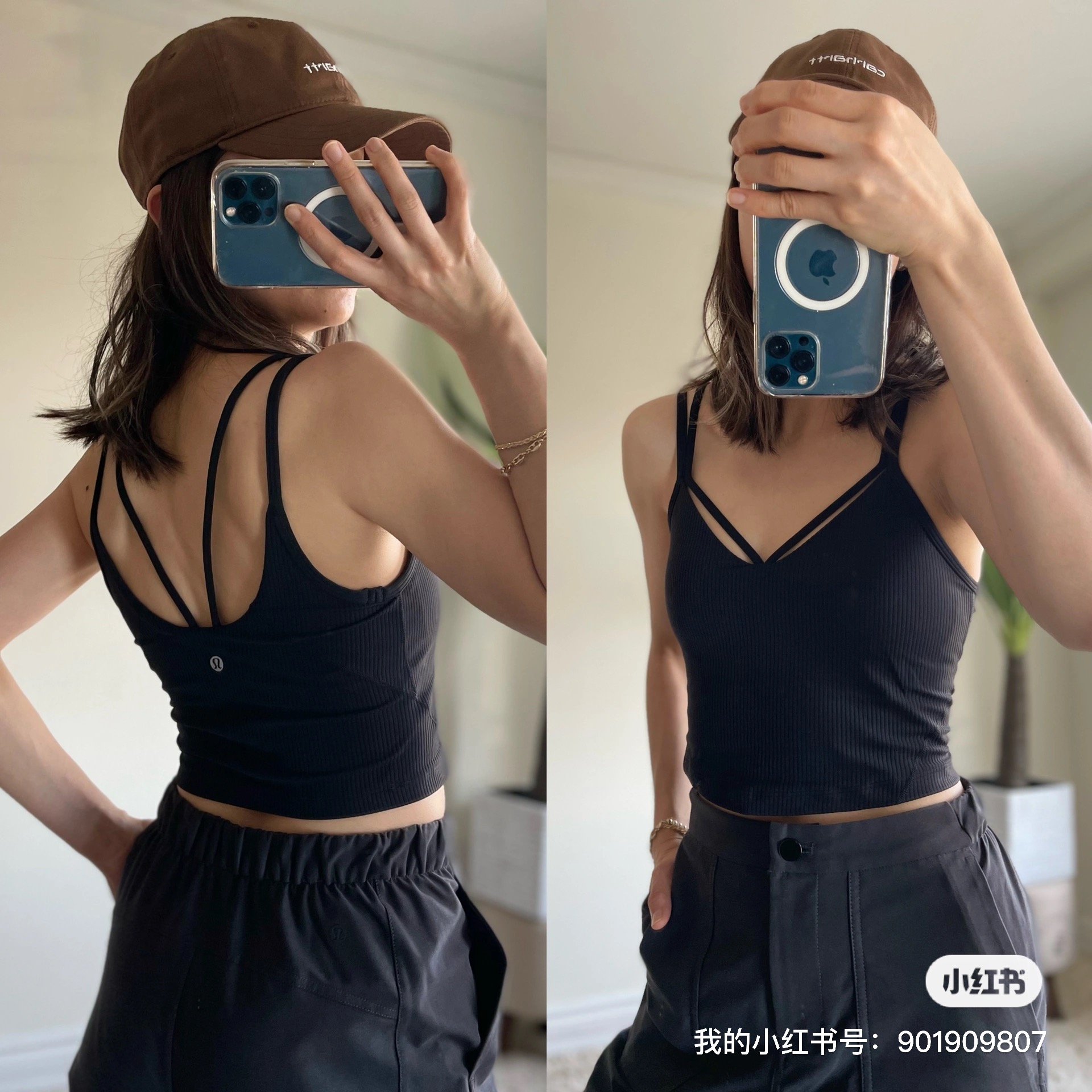 国现lululemon Align Strappy Tank瑜伽运动裸感连胸垫背心合辑-图2