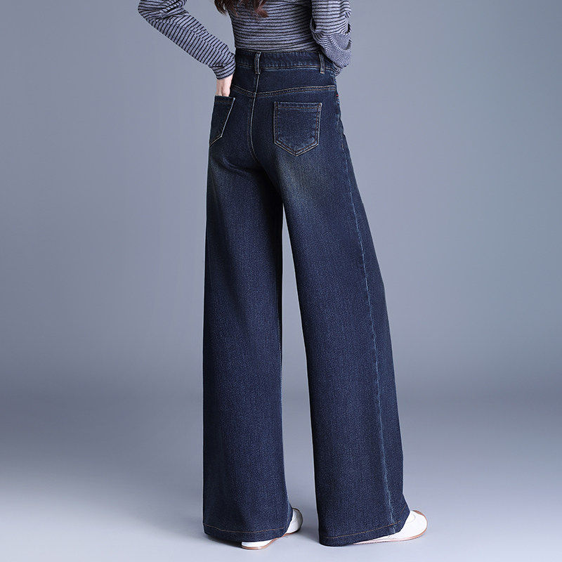 今年流行牛仔裤女2025年新款秋冬爆款加绒加厚裤子休闲宽松阔腿裤,淘宝优惠券,粉丝福利购,淘宝优惠卷