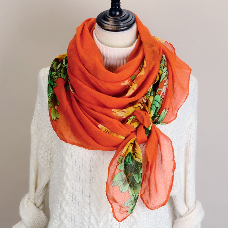 韩版女围巾春秋薄款百搭多功能纱巾冬季时尚超大长款披肩围巾两用,淘宝优惠券,粉丝福利购,淘宝优惠卷