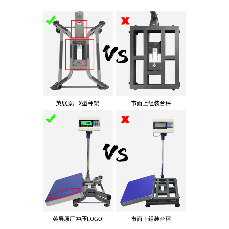 上海英展XK3150W计重台秤150kg串口秤E店宝erp电子称TCS-W带RS232 - 图2