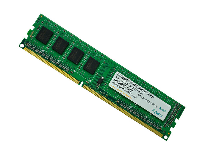 Apacer/宇瞻4G DDR3 1333MHZ台式机内存条4GB PC3-10600U原厂正品 - 图0