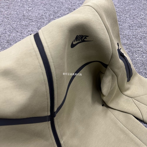 耐克/Nike TECH FLEECE男子连帽跑步训练运动休闲防风外套 HV0950 - 图1
