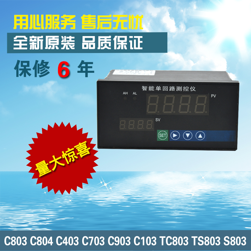 智能单回路测控仪C803 C804 C703 C403 C903 TC803 TS 420MA光柱-图1