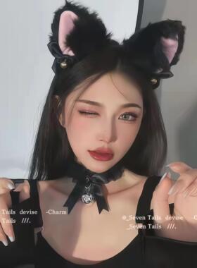 爱心牵引绳子项圈情侣调女链子颈带字母性感狗链锁骨链choker链条