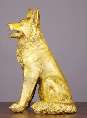 纯铜生肖狗摆件客厅店铺