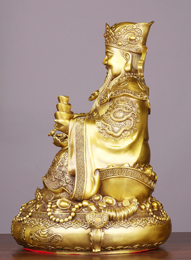 铜文财神招财进宝中式家居供奉