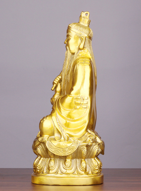 铜太上老君道德天尊供奉铜摆件