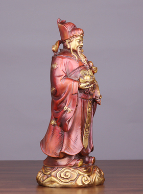 黄铜增福财神李诡祖财神爷