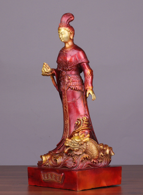 铜女娲娘娘女娲补天大地圣母摆件