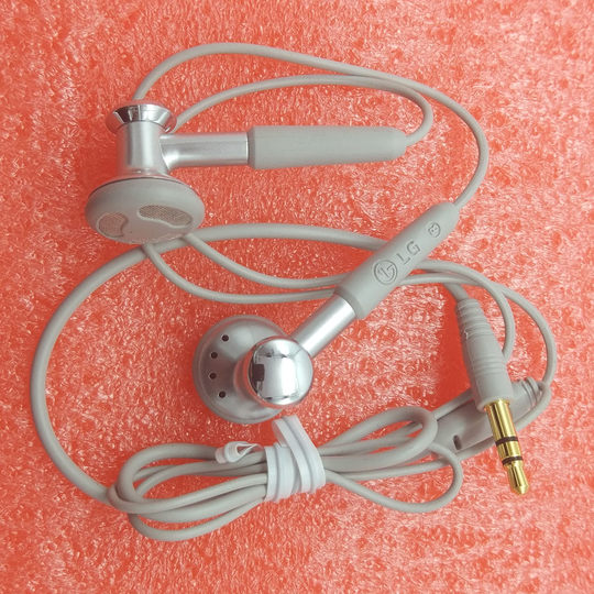 韩国LG 原装经典 MP3MP4播放器 HIFI发烧大头平头 短线耳机