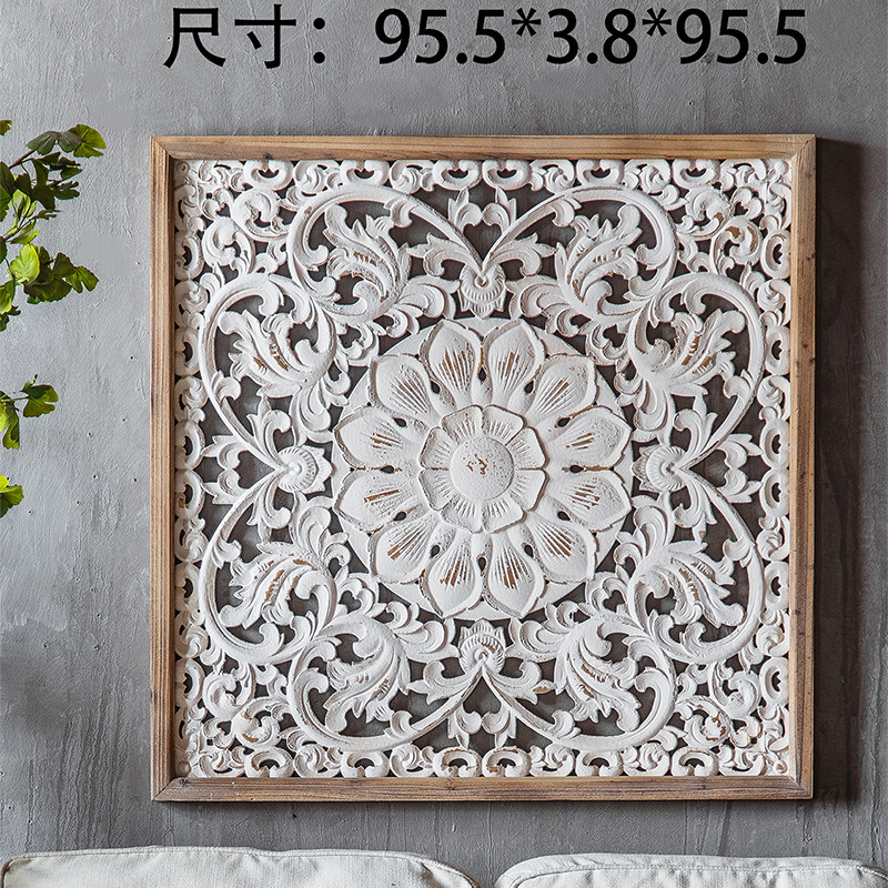 美式复古做旧墙壁饰客厅背景墙上雕花挂件玄关卧室墙面外贸装饰品,淘宝优惠券,粉丝福利购,淘宝优惠卷