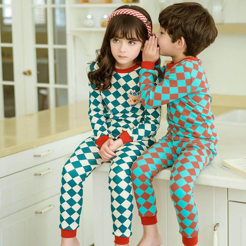 儿童2024新款秋衣秋裤纯棉保暖男女童内衣套装春秋家居服宝宝睡衣,淘宝优惠券,粉丝福利购,淘宝优惠卷