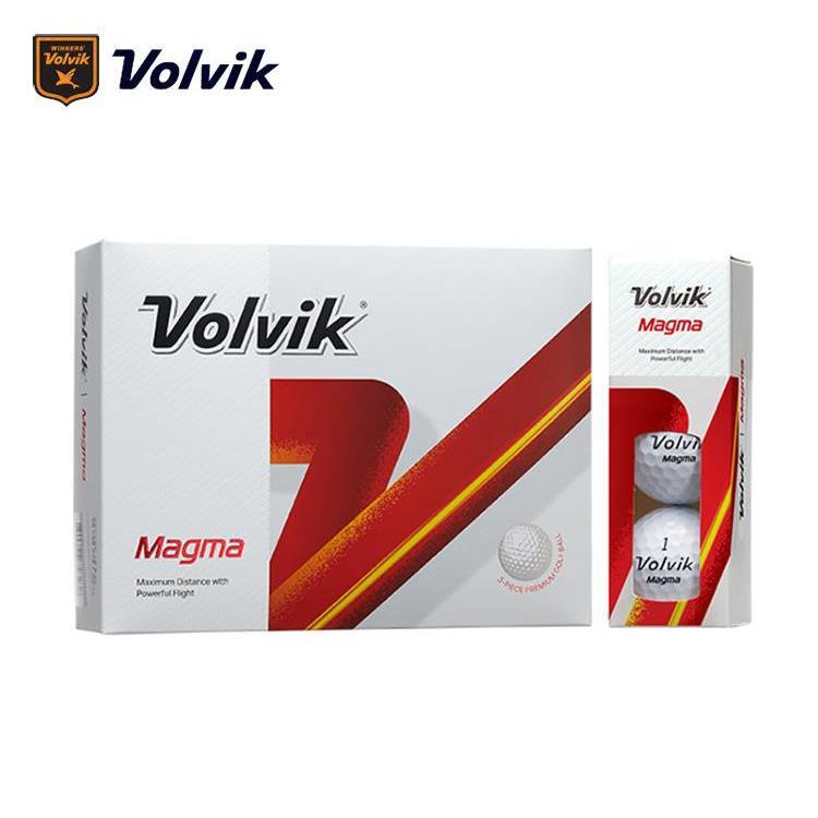 Volvik沃维克高尔夫球三层光面彩球12粒比赛用球NEW MAGMA24新款 - 图0