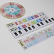 Fubao Piano Transposition Magic Ruler ແລະ Chord ການແປງລໍ້ Magic Plate