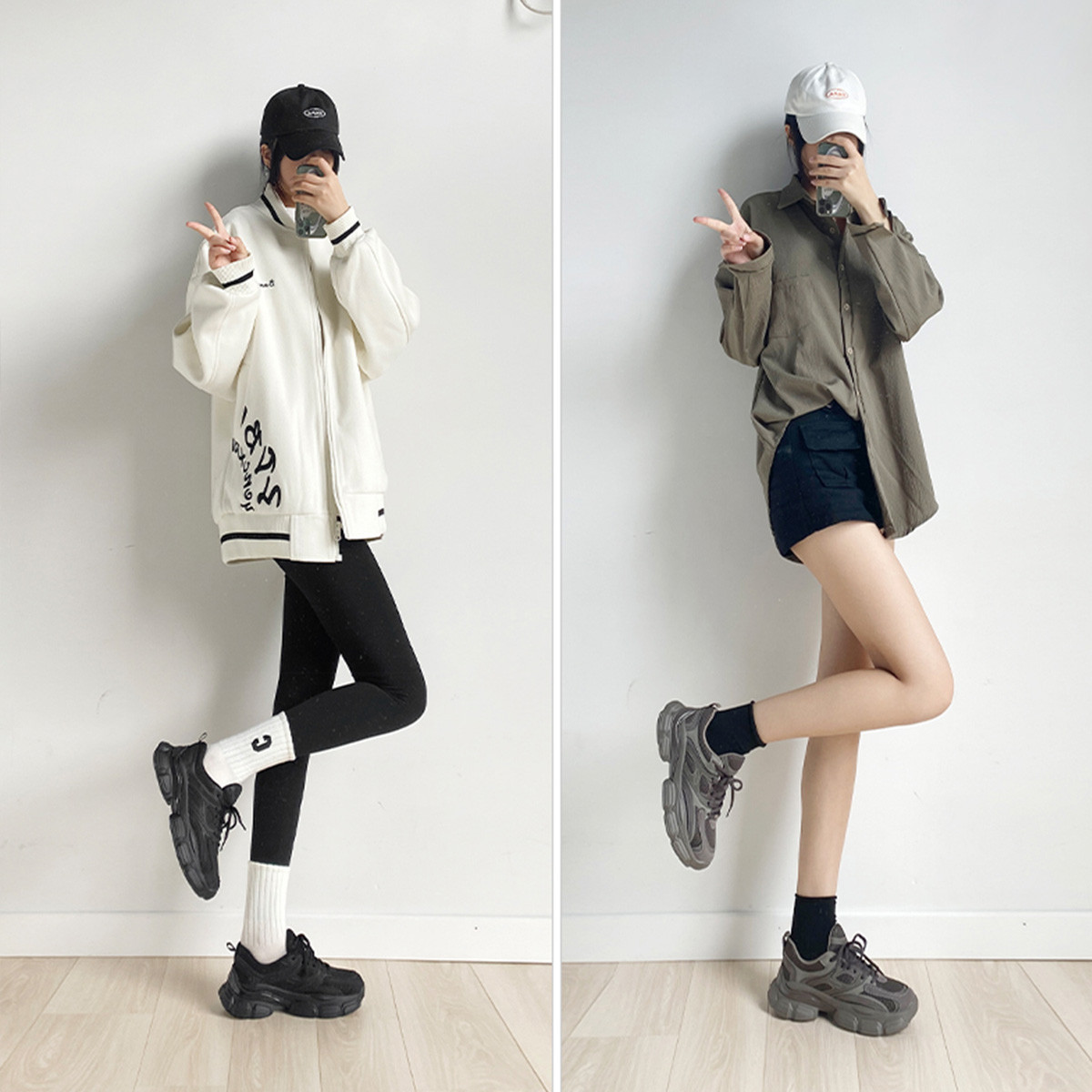 厚底老爹鞋女2024新款秋冬轻便显脚小增高女鞋2025加绒休闲运动鞋