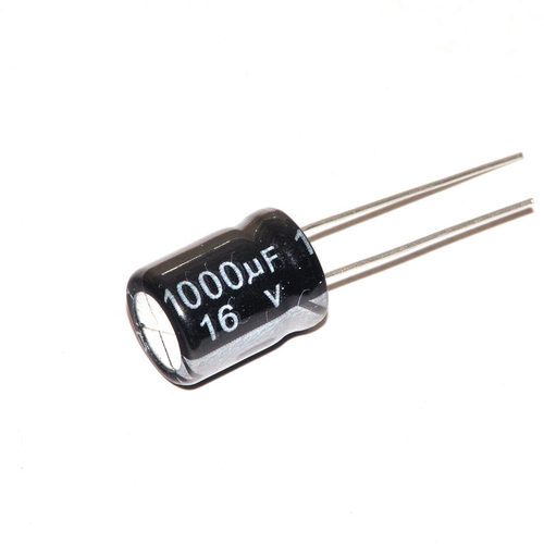 桥田|优质 电解电容 16V/1000UF 体积10*13 铝电解电容 (50个) - 图0