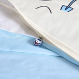 Детский хлопковый комплект, детское покрывало, простыня, мультяшный пододеяльник, 4 предмета, 3 предмета