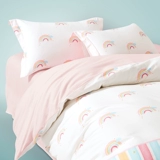Хлопковый милый комплект, хлопковая простыня, пододеяльник для школьников, 4 предмета, постельные принадлежности, 3 предмета
