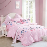 Детский хлопковый комплект, детское покрывало, хлопковая простыня, пододеяльник, 4 предмета, 3 предмета