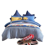 Детский хлопковый комплект, хлопковое покрывало для школьников для мальчиков, 4 предмета, 3 предмета