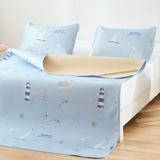 Детский шелковый охлаждающий мультяшный коврик для детского сада, можно стирать