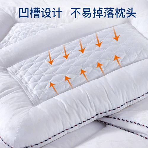 Mengjie Baby Quanbao Подушка Джанзи Детская подушка Защитная шейная спящая подушка основной студент детского сада студент