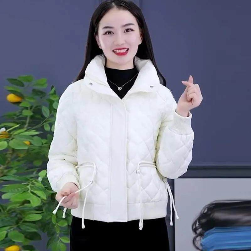 2024棉衣女冬季新款中老年羽绒棉服短款立领时尚休闲外套保暖棉袄,淘宝优惠券,粉丝福利购,淘宝优惠卷