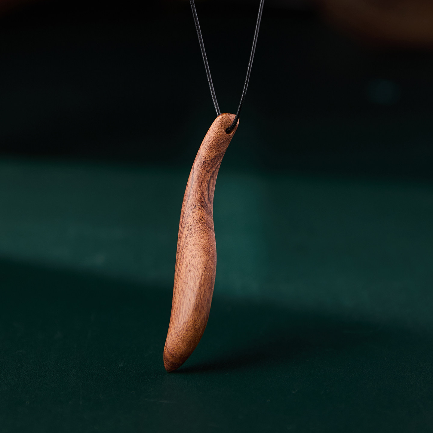 【木语】平安顺遂复古文艺风配饰品檀木吊坠女棉麻木质项链毛衣链,淘宝优惠券,粉丝福利购,淘宝优惠卷