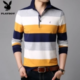 Playboy, тонкий лонгслив, базовая футболка polo, облегающий крой