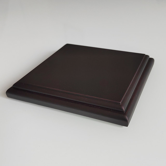 Crafts ornaments wooden base vase