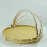 Бамбуковые ткацкие продукты с чистыми укрытиями домашние мухи и бамбуковые корзины для фермерских булочек корзина для хранения фруктов корзина сушка бамбука бамбука