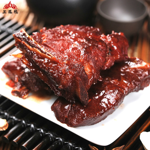 中华老字号三凤桥排骨无锡特产三凤桥酱排骨235g卤味肉食零食小吃 - 图0