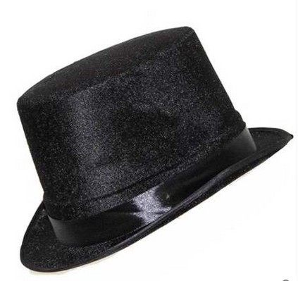 儿童礼帽表演帽演出爵士帽子礼帽无纺布林肯帽魔术师帽儿童高帽,淘宝优惠券,粉丝福利购,淘宝优惠卷