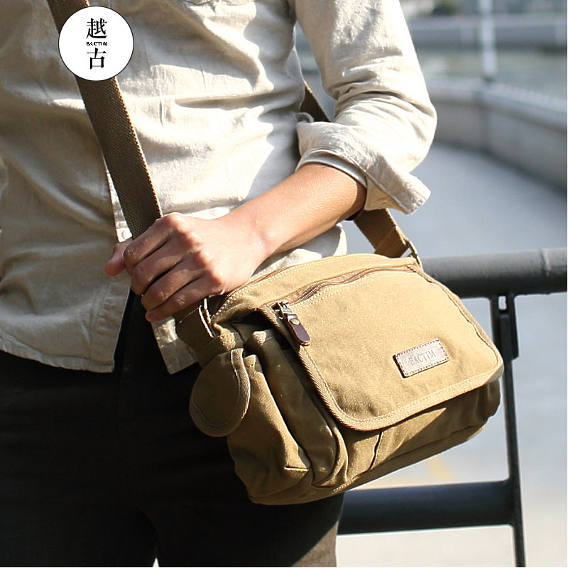 越古男士包包单肩韩版复古男斜挎包 越古男士包袋