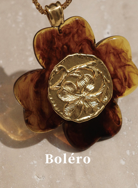 四叶草复古金币轻奢毛衣项链2025