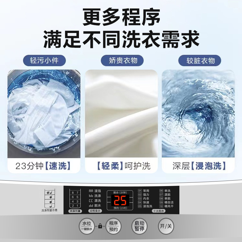 荣事达7 /8公斤全自动波轮洗衣机 荣事达洗衣机