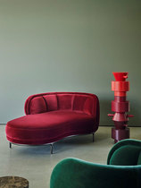 Nordic Arc Fabric Noble Princess Chair Light Lavish Minimalist Sales Office Exhibition Hall Clothing Shop Designer Living-room Trio Sofa