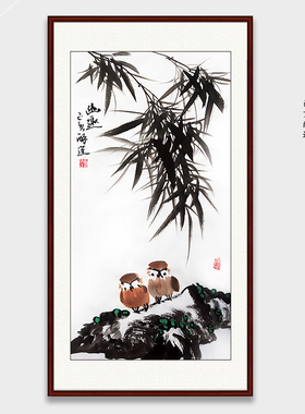专业纯手绘精品国画写意画装饰画