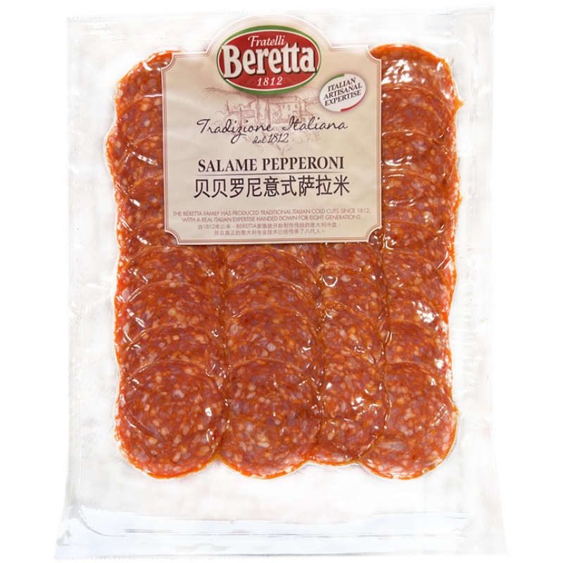 beretta意大利传统米兰式烟熏萨拉米salami切片即食西餐披萨香肠 - 图3