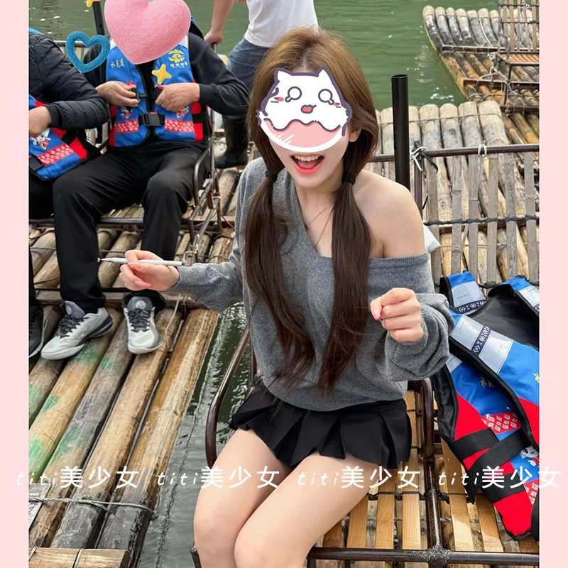 【TiTi美少女】2026休闲套头针织毛衣女春季内搭软糯修身百搭上衣,淘宝优惠券,粉丝福利购,淘宝优惠卷